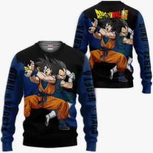 Dragon Ball Goku and Vegeta Sweatshirt Super Custom Anime
