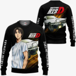 Takumi Fujiwara Sweatshirt Initial D Custom Anime