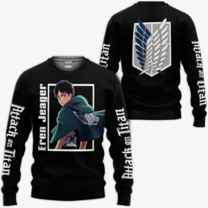 Eren Jeager Sweatshirt Attack On Titan Anime Shirts