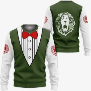 Seven Deadly Sins Escanor Uniform Costume Sweatshirt Costume Anime