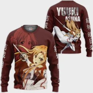 Sword Art Online Asuna Yuuki Anime Sweatshirt Shirts