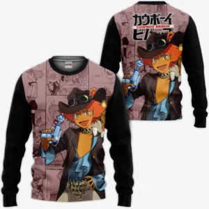 Cowboy Bebop Edward Wong Hau Pepelu Tivrusky IV Sweatshirt Custom Anime Manga Style
