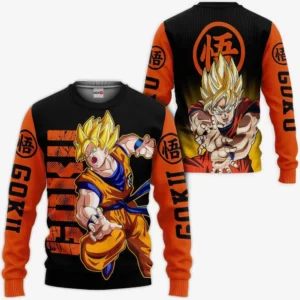 Dragon Ball Goku Super Saiyan Sweatshirt Costume Anime