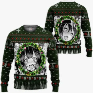 Ahegao Ugly Christmas Sweater Anime Gifts Idea HA2508