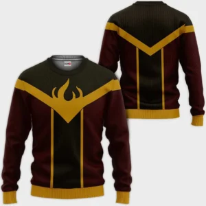 Sweatshirt Fire Elemental Uniform Costume Costume Shirt