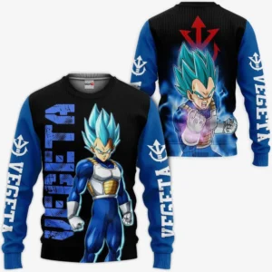 Dragon Ball Vegeta Blue Sweatshirt Anime Fan Gifts Idea