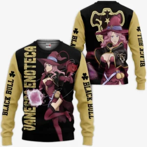 Black Bull Vanessa Sweatshirt Black Clover Anime Shirt