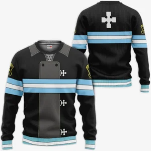 Company 5 Fire Force Uniform Costume Sweatshirt Shirt Anime