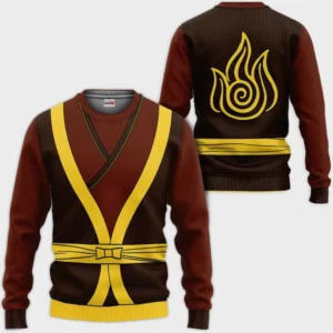 Zuko Uniform Costume Sweatshirt Anime Costume