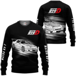 Ryosuke Takahashi RX-7 Sweatshirt Initial D Custom Anime