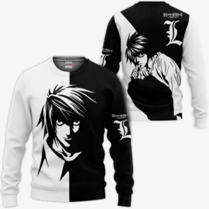 L Lawliet Shirts Merch Custom Shirt Anime