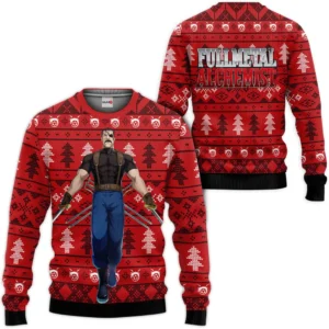 Fullmetal Alchemist King Bradley Custom Anime Ugly Christmas Sweater