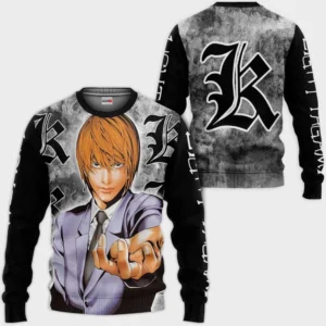 Light Yagami Sweatshirt Kira Anime Merch