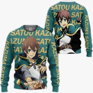 Kazuma Satou Sweatshirt KonoSuba Custom Anime For Fans