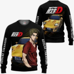 Keisuke Takahashi Sweatshirt Initial D Custom Anime