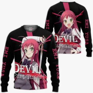 Emi Yusa Sweatshirt The Devil is a Part-Timer Custom Anime
