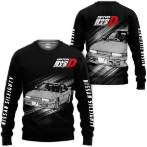 Mako Sato SilEighty Sweatshirt Initial D Custom Anime