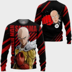Saitama Sweatshirt OPM Anime