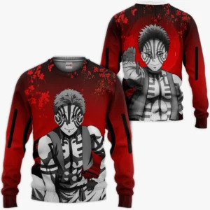 Akaza Shirts Merch Custom Kimetsu Anime Japan Art