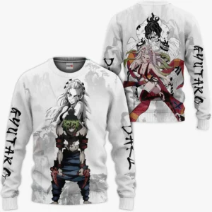 Gyutato and Daki Sweatshirt Kimetsu Custom Anime