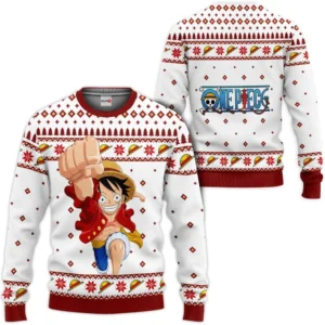 Luffy Custom Anime Ugly Christmas Sweater