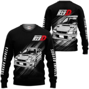 Bunta Fujiwara Impreza Sweatshirt Initial D Custom Anime