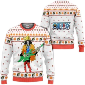 Brook Custom Anime Ugly Christmas Sweater