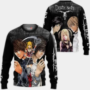 Lawliet Light Yagami Misa Shirts Merch Custom Anime