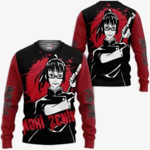 Maki Zenin Sweatshirt Custom Anime Monochrome