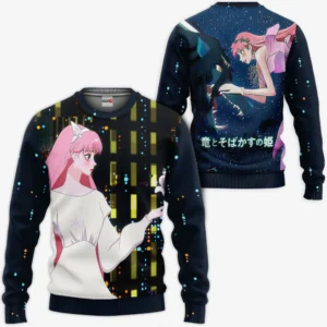 Ryuu to Sobakasu no Hime Naitou Suzu Belle Sweatshirt Custom Anime