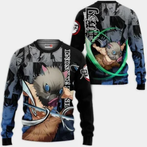 Inosuke Hashibira Sweatshirt Custom Anime Manga Style