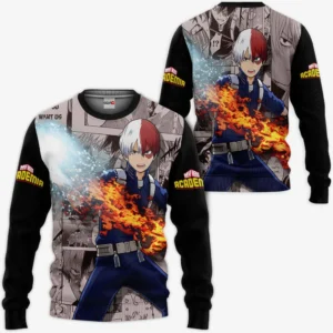 Shouto Todoroki Sweatshirt Custom Anime