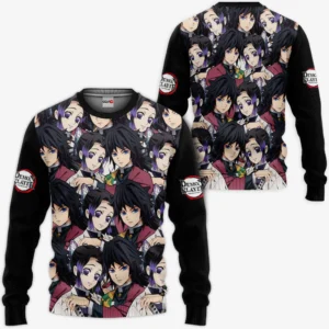 Shinobu and Giyuu Sweatshirt Custom Anime Valentine's gifts