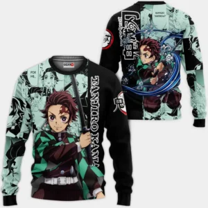 Tanjiro Kamado Sweatshirt Custom Anime Manga Style