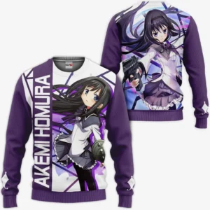 Puella Magi Madoka Magica Sweatshirt Akemi Homura Anime Shirt
