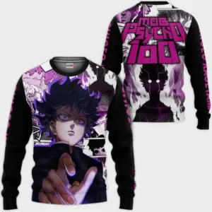 Mob Psycho 100 Sweatshirt Custom Shigeo Kageyama Anime Shirts