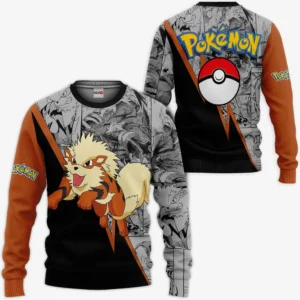Pokemon Arcanine Sweatshirt Custom Anime Mix Manga