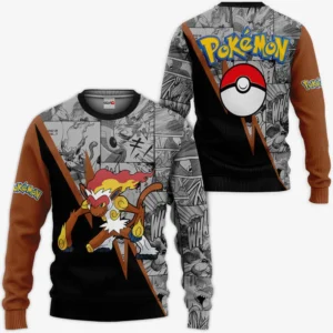 Pokemon Infernape Sweatshirt Custom Anime Mix Manga