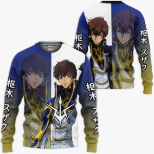 Kururugi Suzaku Sweatshirt Custom Code Geass Anime