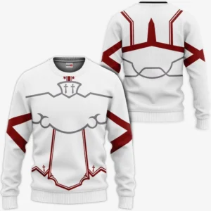 Sword Art Online Asuna Yuuki Uniform Costume Sweatshirt Shirt Anime
