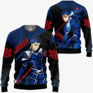 Fate Stay Night Lancer Sweatshirt Shirt Custom Anime