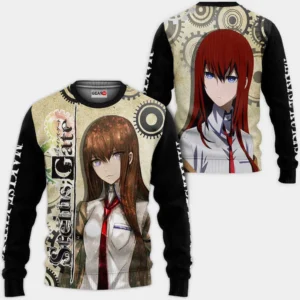 Makise Kurisu Sweatshirt Custom Steins Gate Anime