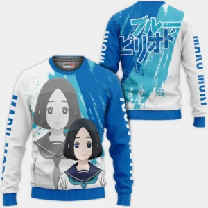 Maru Mori Sweatshirt Custom Anime Blue Period