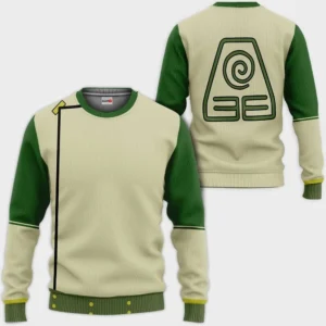 Toph Beifong Uniform Costume Sweatshirt Anime Costume
