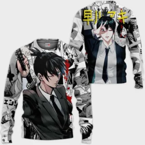 Aki Hayakawa Sweatshirt Custom Manga Style Chainsaw Man
