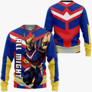 All Might Sweatshirt Custom Anime My Hero Academia