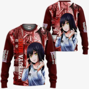 Miko Yotsuya Sweatshirt Custom Mieruko-Chan Anime Manga Style