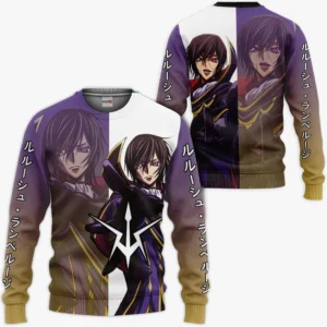 Lamperouge Lelouch Sweatshirt Code Geass Custom Anime