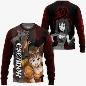 Serpent Sin of Envy Diane Sweatshirt Seven Deadly Sins Anime Shirt