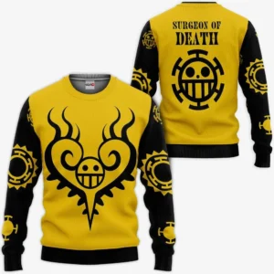 Trafalgar D. Water Law Sweatshirt Custom Surgeon of Death Anime Shirts